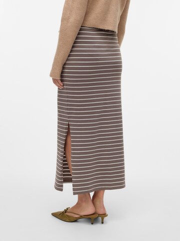 Jupe 'MLEVA' MAMALICIOUS en marron