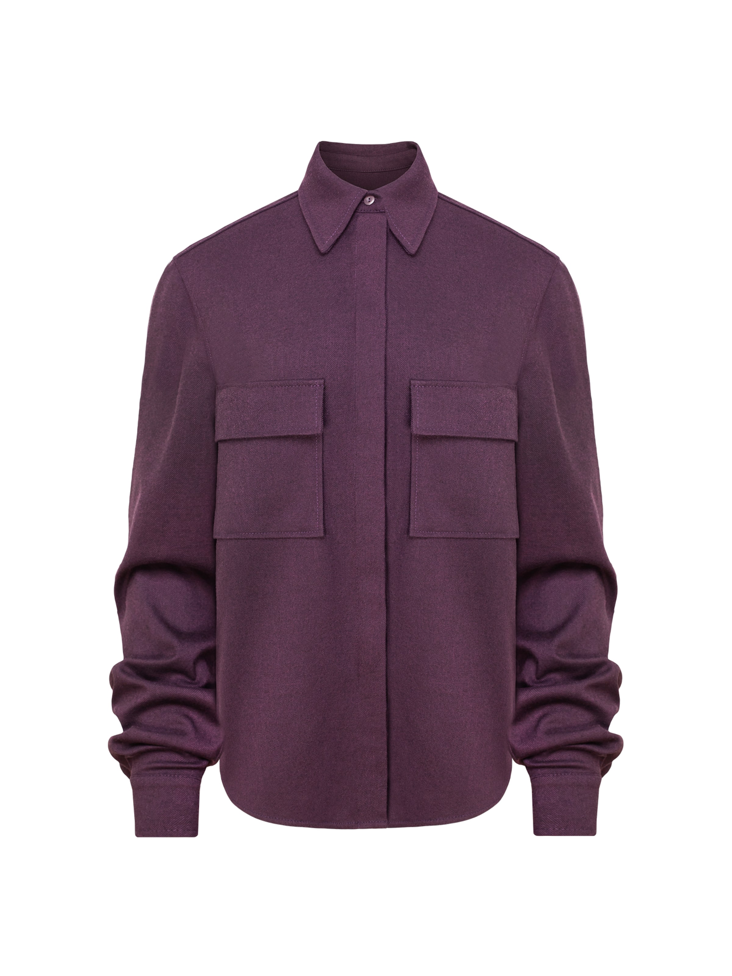 mandragora Bluse 'Omaro' in Lila: Vorderseite