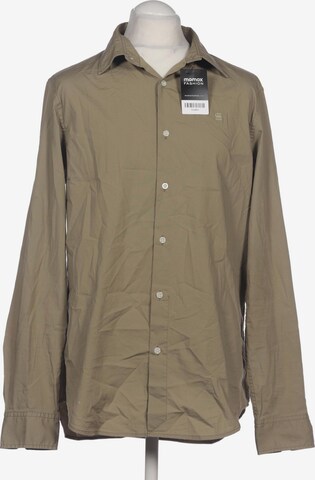G-Star RAW Button Up Shirt in XL in Green: front