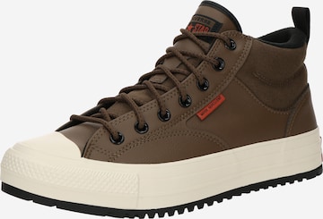 CONVERSE Korkeavartiset tennarit 'CTAS MALDEN STREET' värissä ruskea: etupuoli
