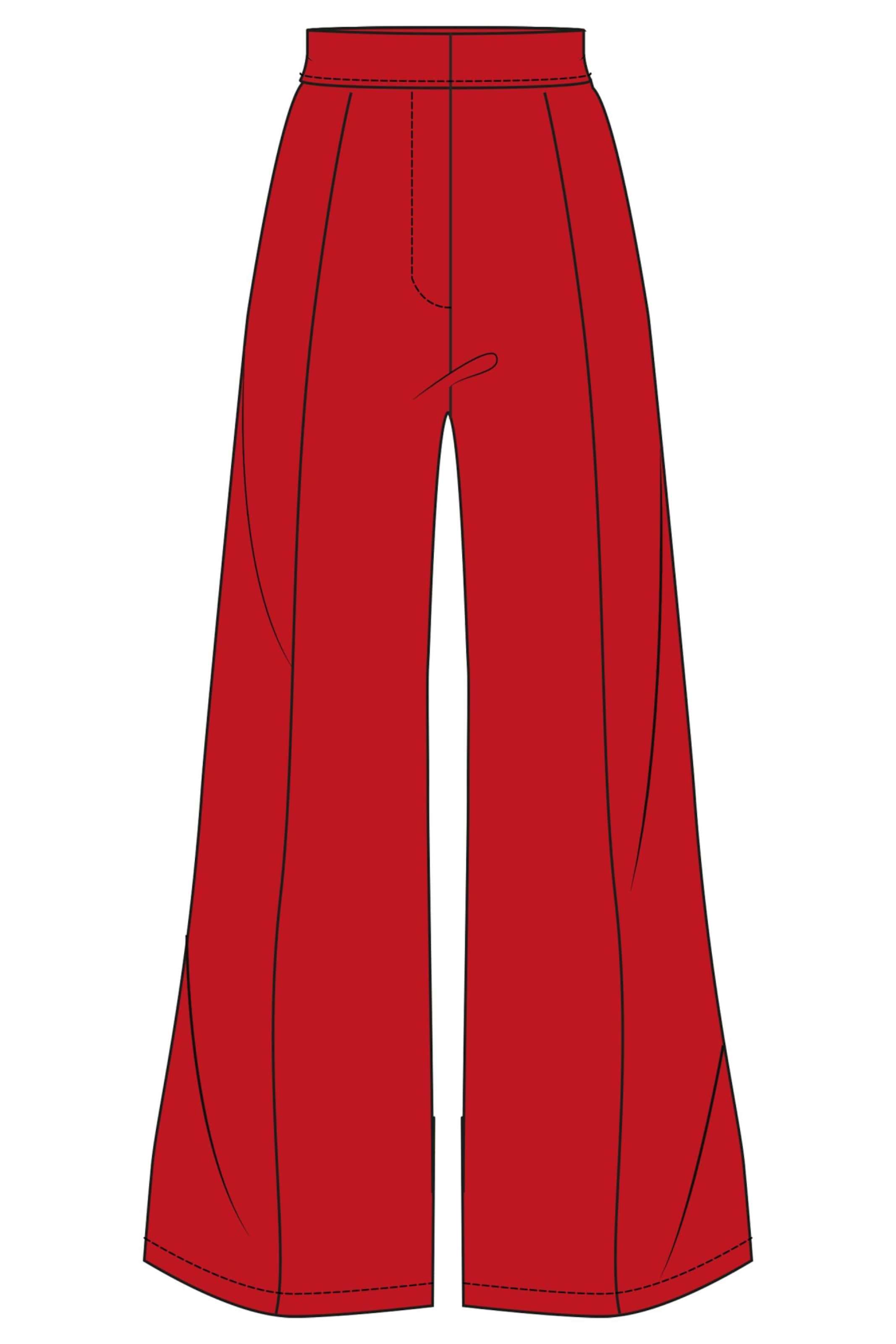 Salsa Jeans Regular Chino in Rood: voorkant