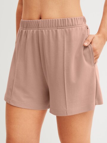CALIDA Pajama pants 'Natural Loungewear' in Beige