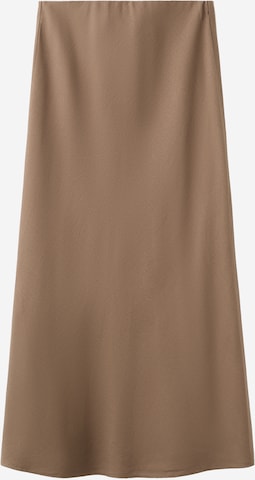 MANGO Spódnica 'Laguna' w kolorze brązowy: przód