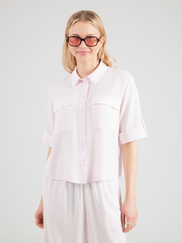 Chemisier 'AWRyder Fabiana' VERO MODA en rose : devant
