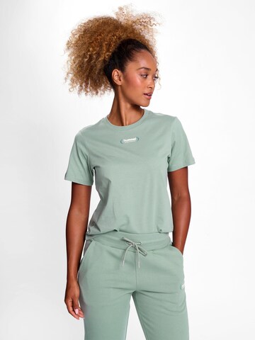 T-shirt 'PAOLA' Hummel en vert : devant