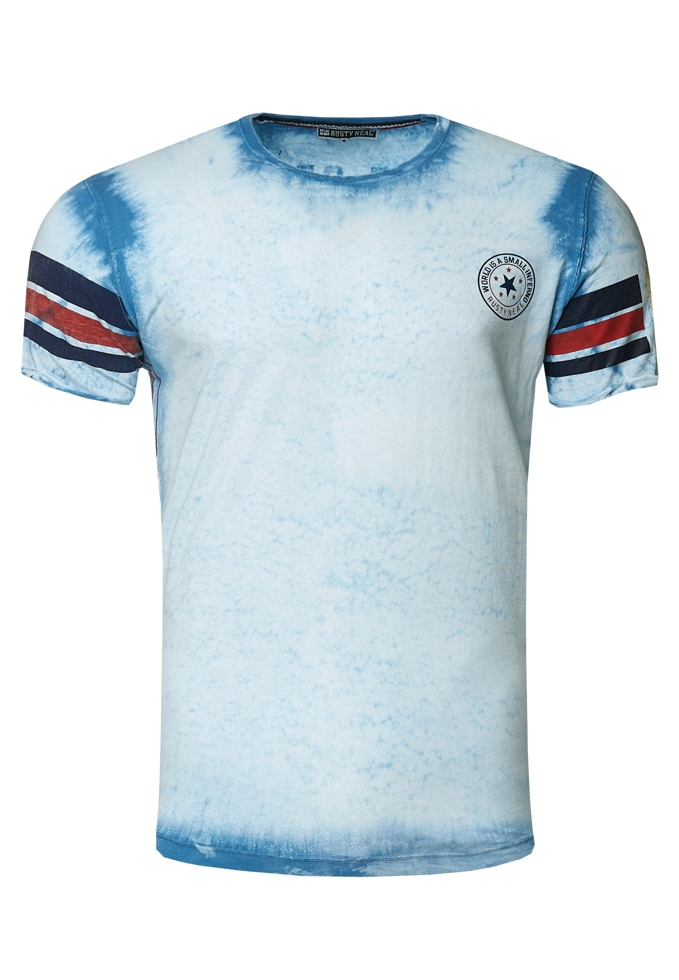 Rusty Neal Shirt in Blauw: voorkant
