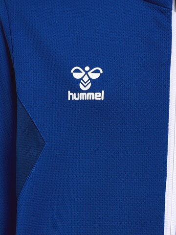 Hummel Athletic Zip-Up Hoodie in Blue