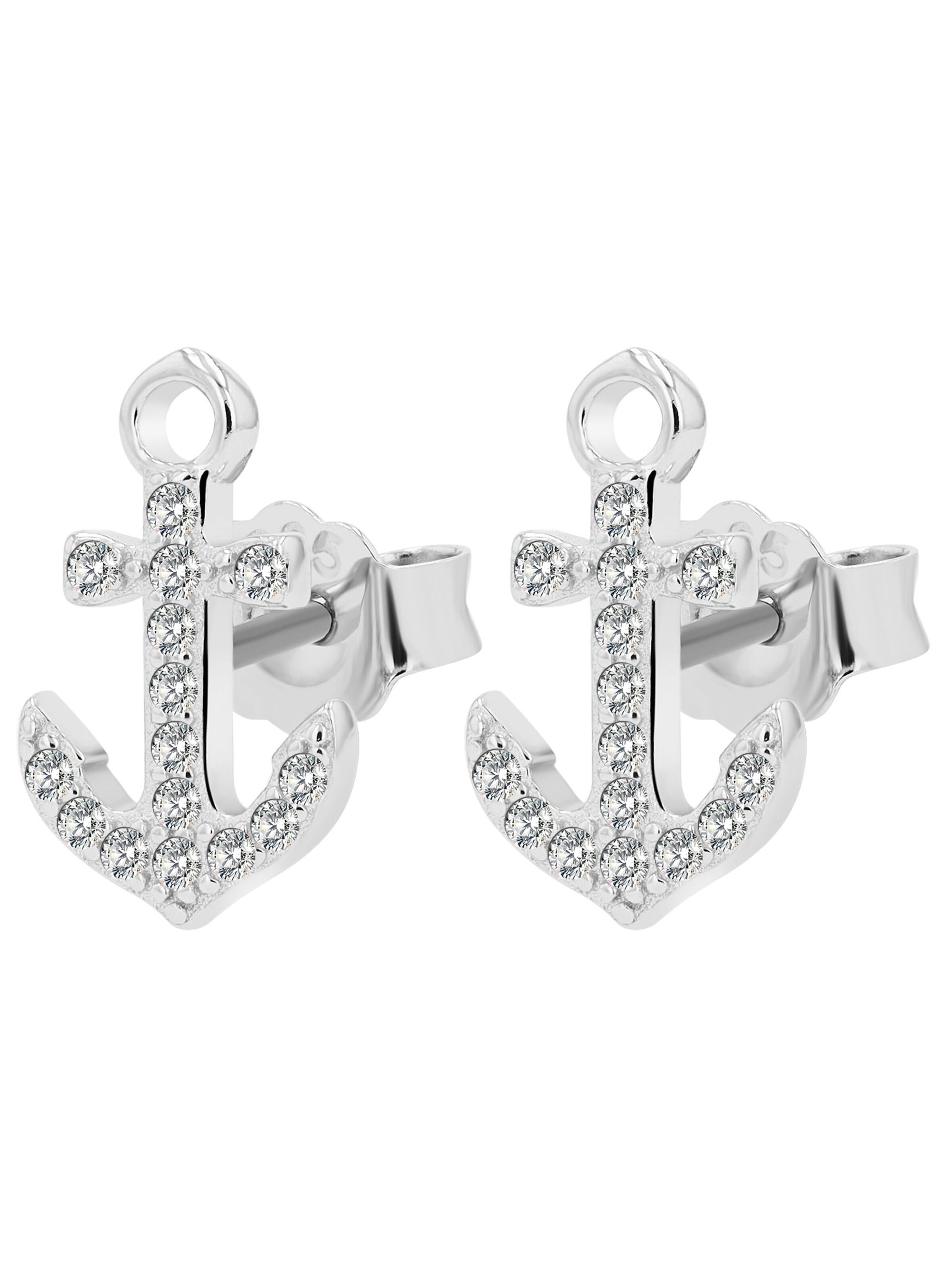 Akzent Earrings '"Aneirin" aus 925 Sterlingsilber, hautverträglich' in Silver