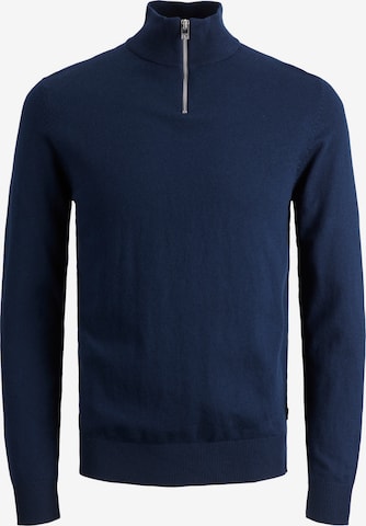 JACK & JONES Sweater 'Emil' in Blue: front