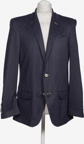 MONTEGO Suit Jacket in M-L in Blue: front