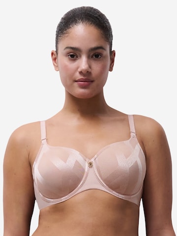Chantelle Minimiser Bra 'GLAZE' in Pink