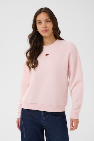 SAINT TROPEZ Sweatshirt 'NachinaSZ' i pink: forside