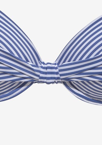 s.Oliver Push-up Bikini w kolorze niebieski