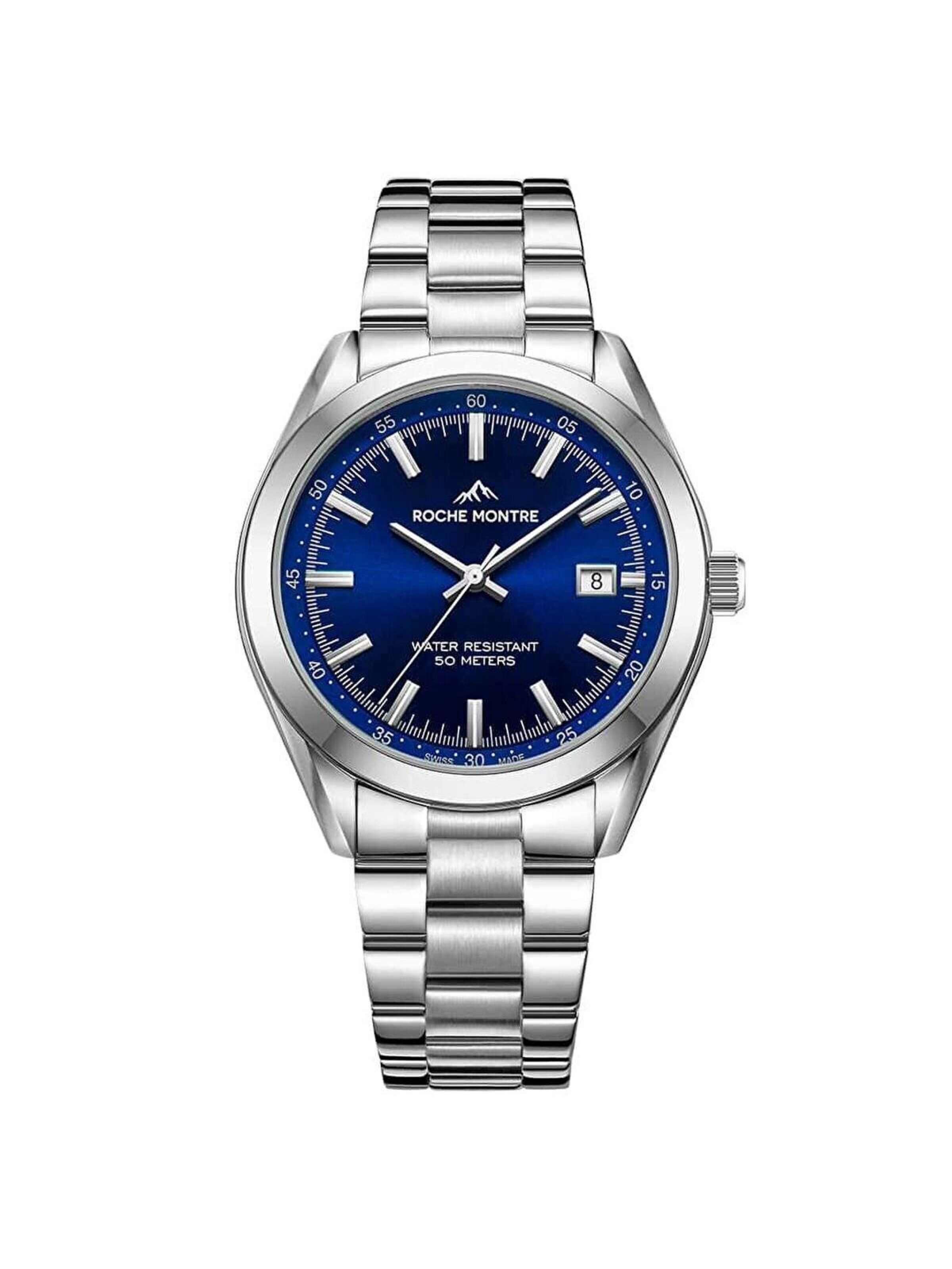 Roche Montre Analog watch 'RMG6012-01' in Silver: front