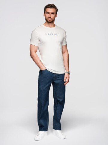 Ombre T-Shirt in Weiß