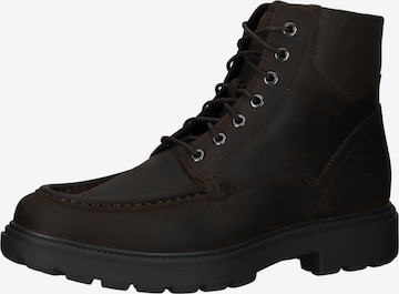 GEOX Lace-Up Boots in Brown: front