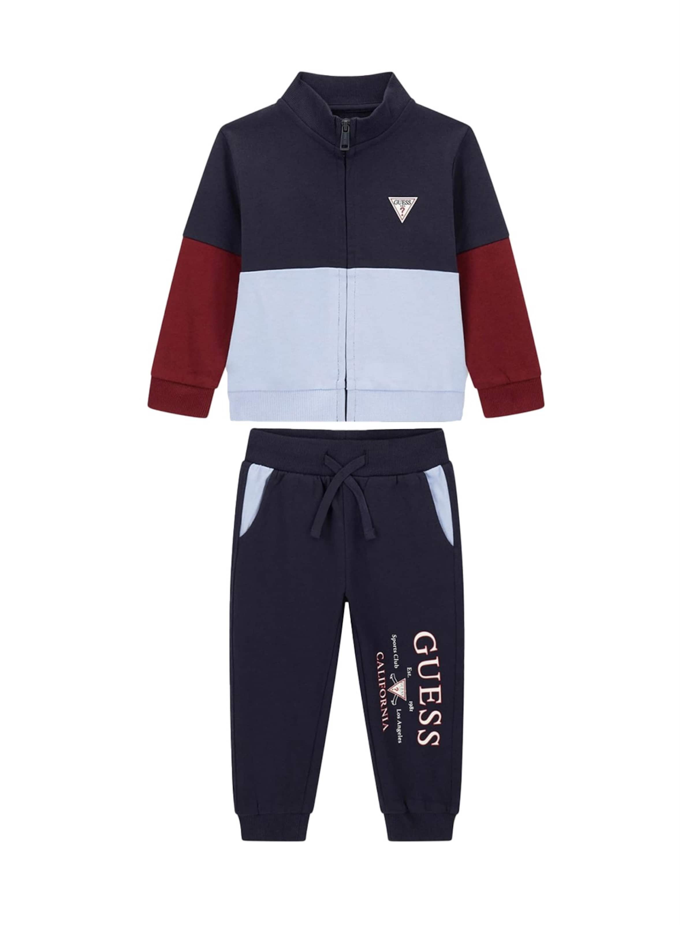 GUESS KIDS - Conjunto en azul: frente