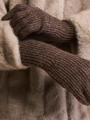 Il Lanificio Fingerhandschuhe‌‌‌‌‌‌ in Braun