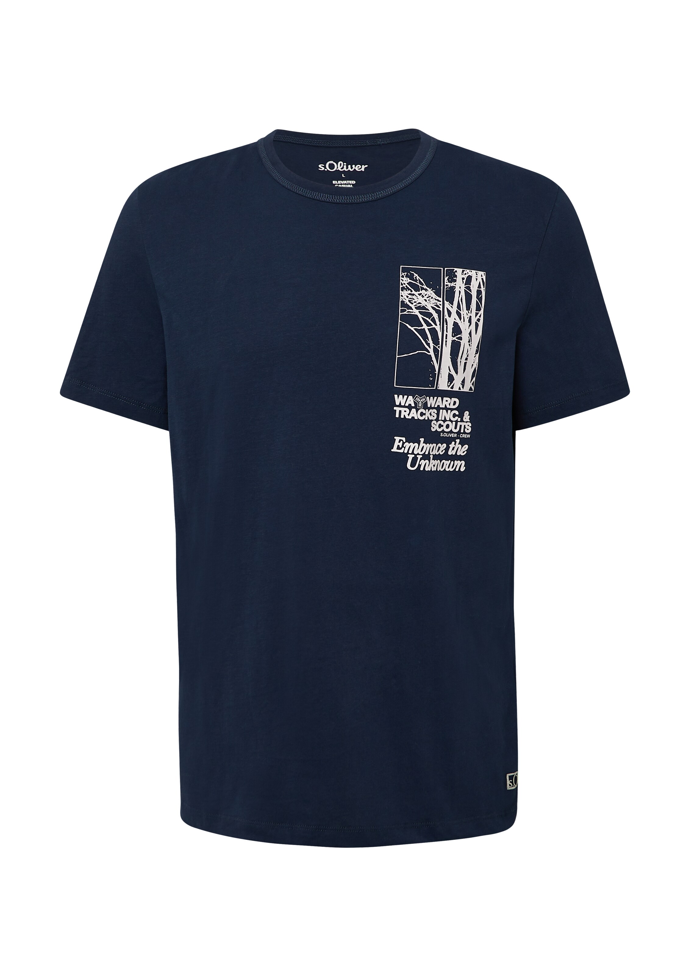 T-Shirt s.Oliver en bleu : devant