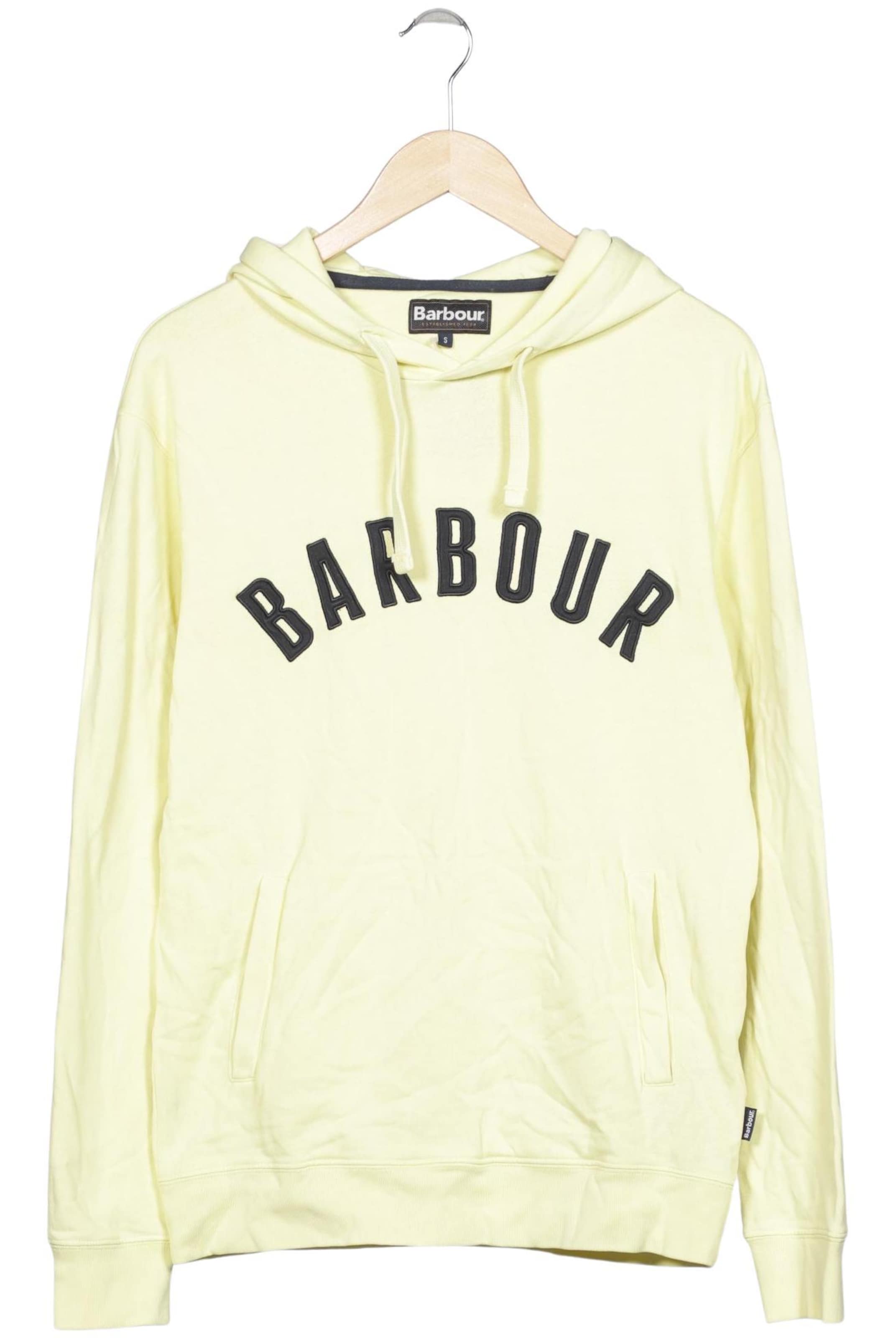 Barbour Kapuzenpullover S in Gelb: Vorderseite