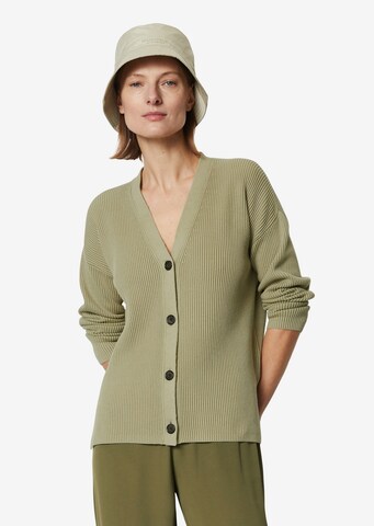 Marc O'Polo Knit Cardigan in Green: front