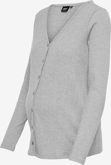 Only Maternity Neuletakki 'OLMKIR' värissä vaaleanharmaa, Tuotenäkymä