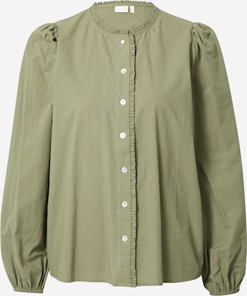 NÜMPH Blouse in Groen: voorkant