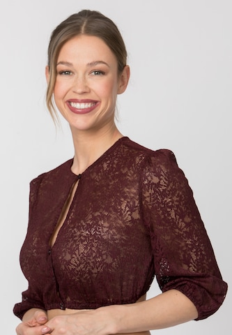 STOCKERPOINT Traditional blouse 'Rachel' in Red
