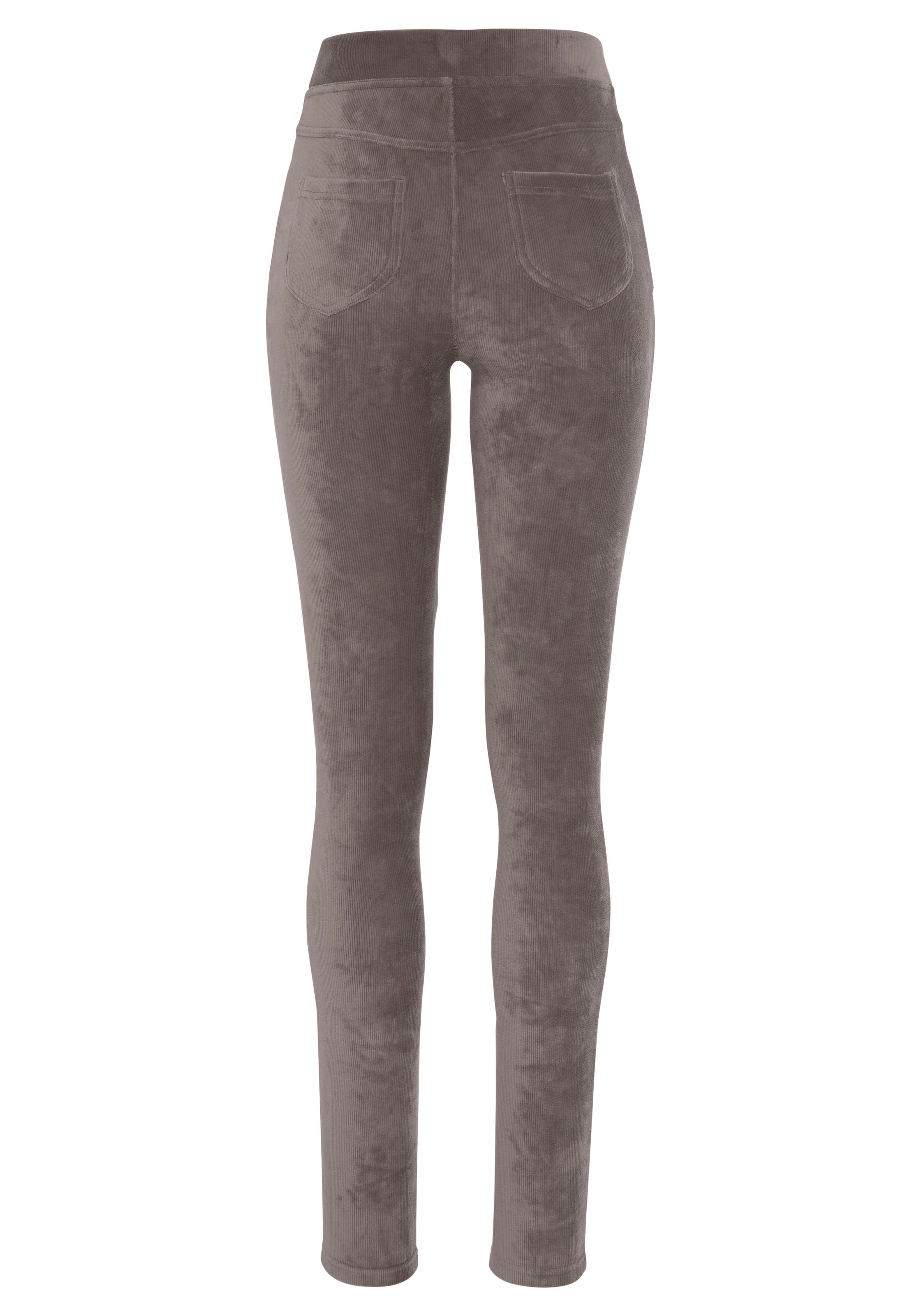 LASCANA Skinny Leggings i grå: framsida