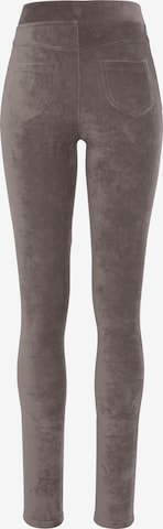 LASCANA - Skinny Leggings em cinzento: frente