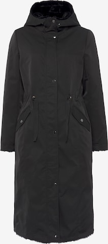 BUFFALO Winter Coat in Black: front