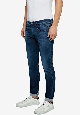 REPLAY Slimfit Jeans 'Anbass' in Blau