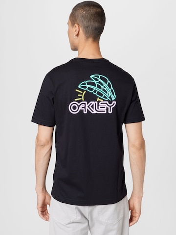 OAKLEY - Camiseta funcional 'Sunrise' en negro: frente