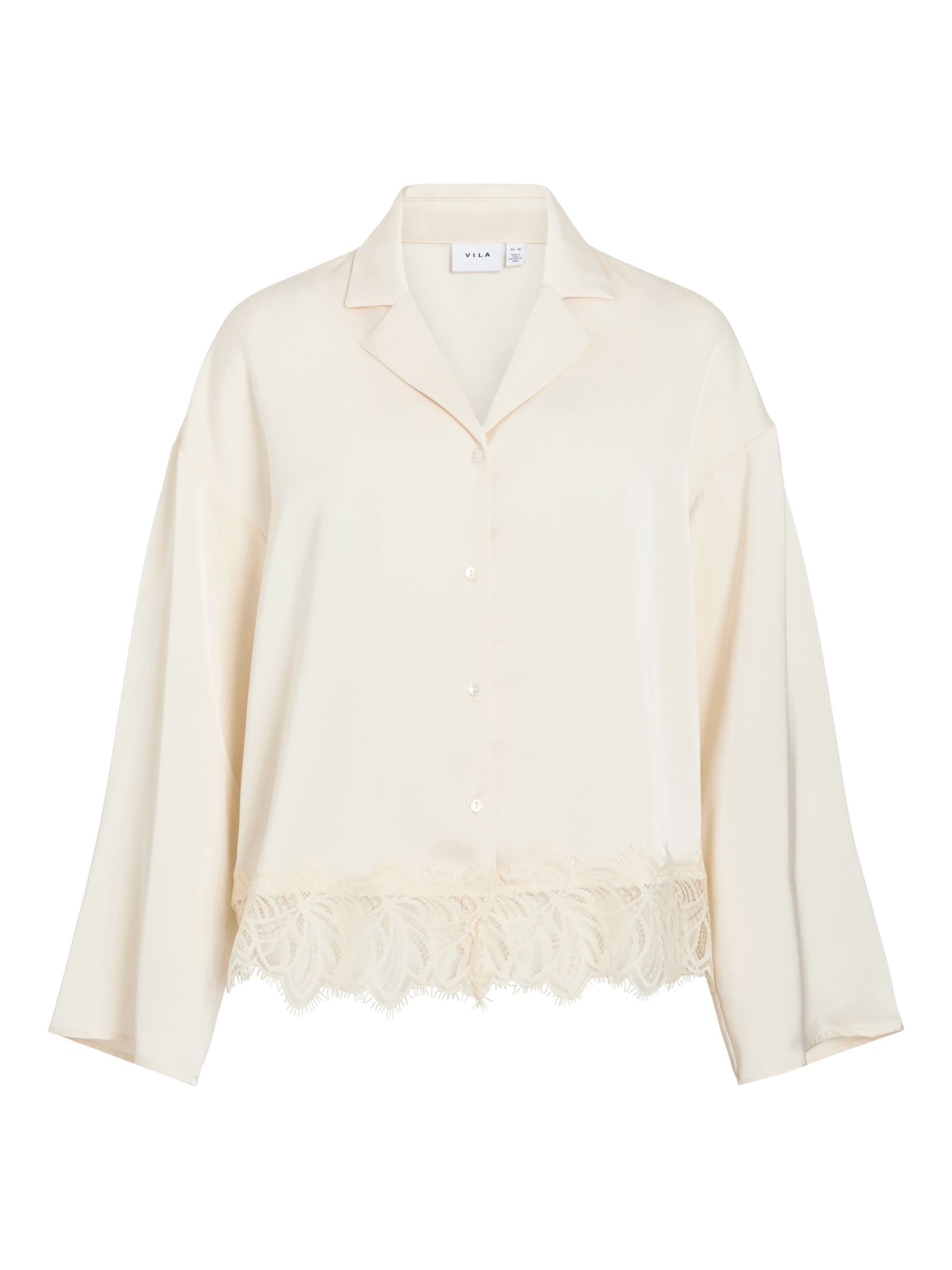 Camicia da donna 'VILEA' di VILA in beige: frontale
