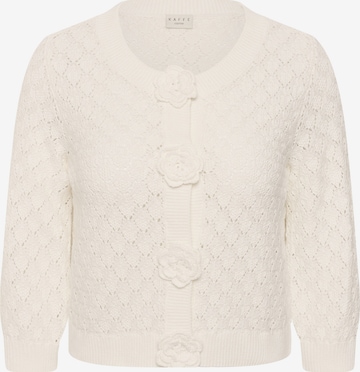 KAFFE CURVE Cardigan 'KCkathrina' i hvid: forside