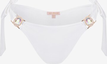 Moda Minx Bikini bottom 'Amour' in White: front