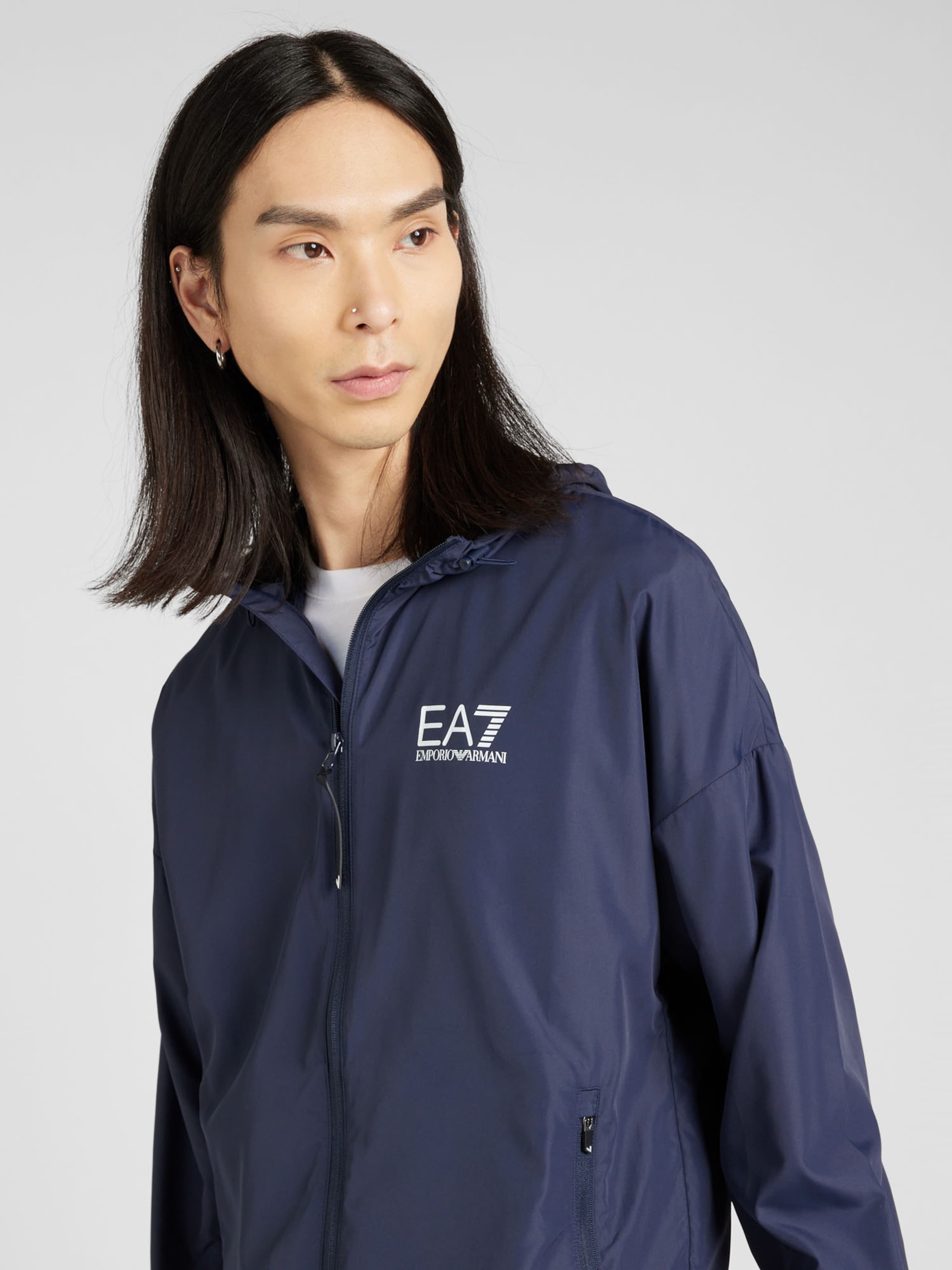 EA7 Emporio Armani Tracksuit in Marine Blue ABOUT YOU