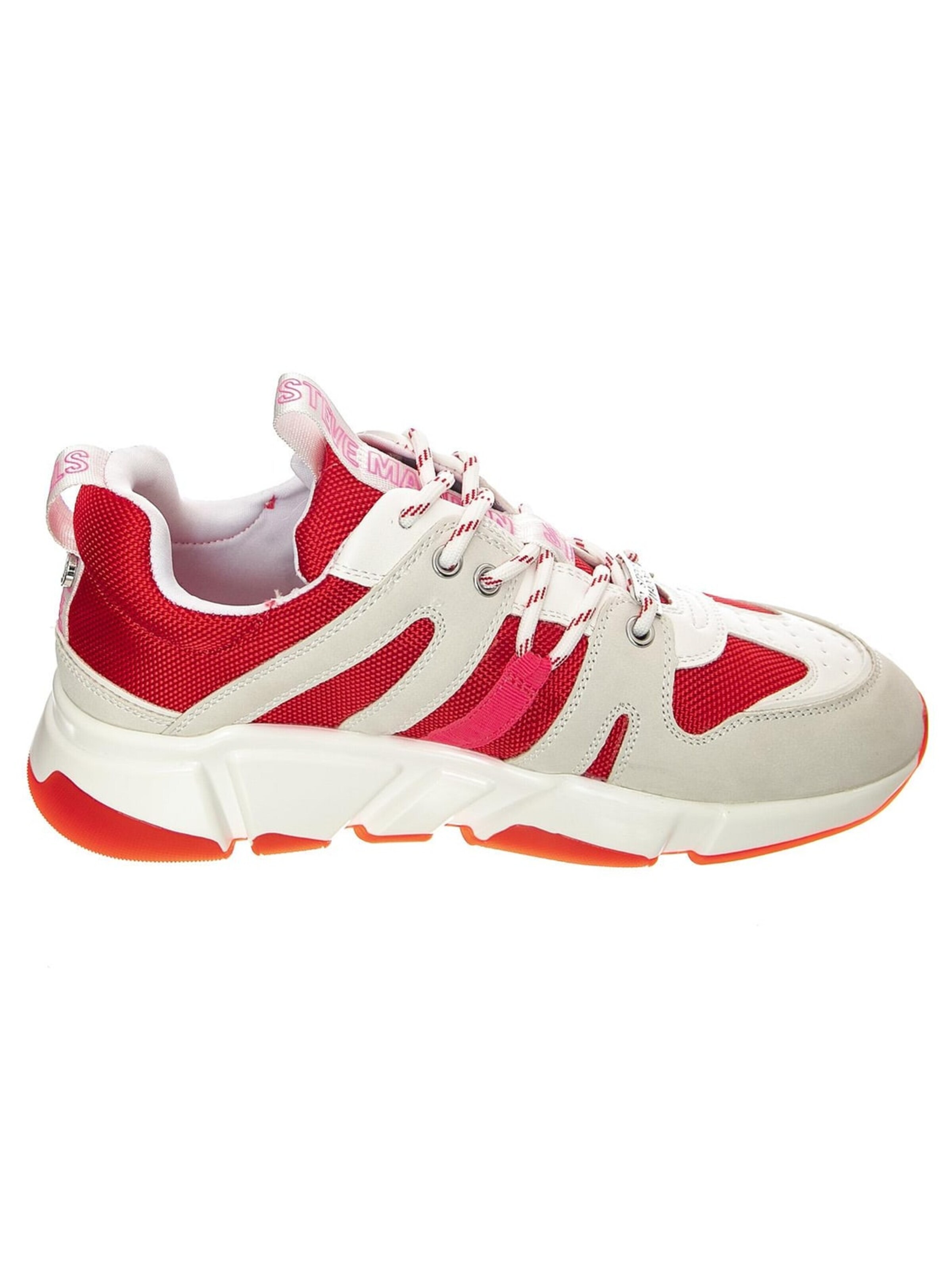 STEVE MADDEN Buty sportowe sznurowane 'Gamegirl' w kolorze biały