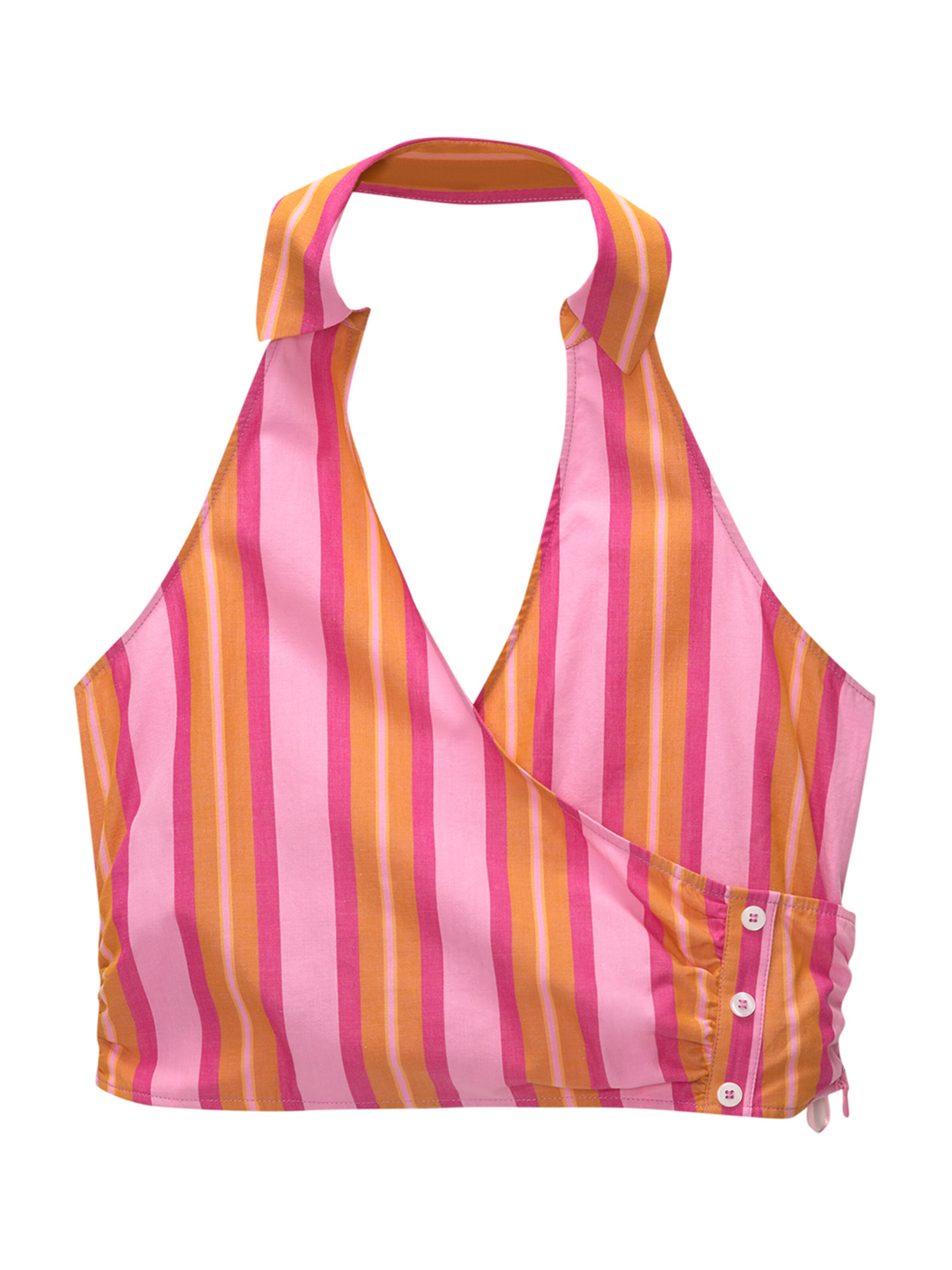 Pull&Bear Top w kolorze różowy: przód