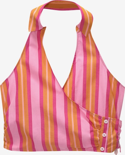 Pull&Bear Toppi värissä mandariini / roosa / tumma pinkki, Tuotenäkymä