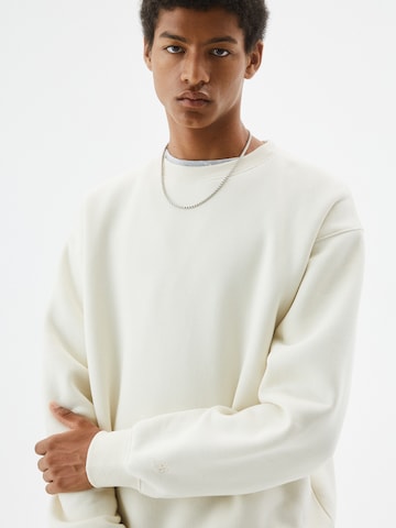 Pull&Bear Sweatshirt in Weiß