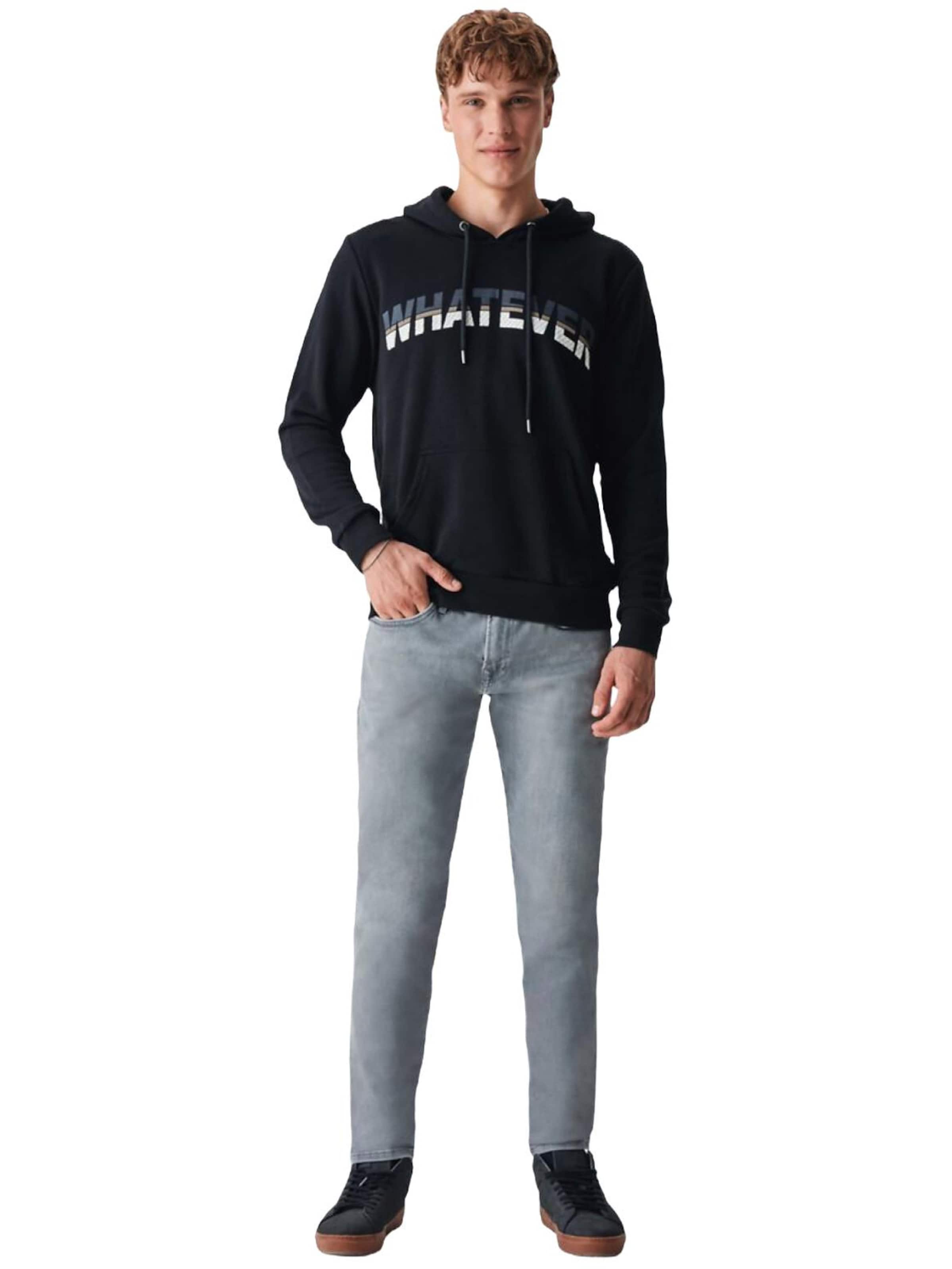 Sweat-shirt 'LTB Jeans Herren-Kapuzenpullover' LTB Jeans en noir