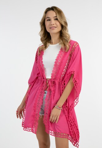 IZIA Kimono | roza barva: sprednja stran