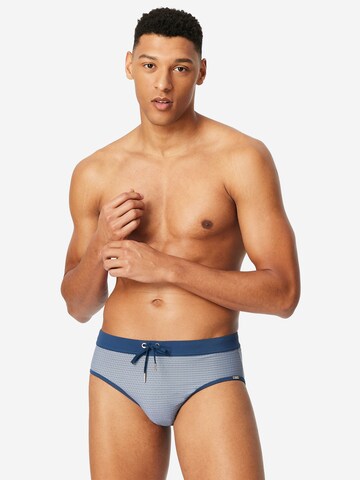 SCHIESSER Bathing trunks ' Ocean Swim ' in Blue