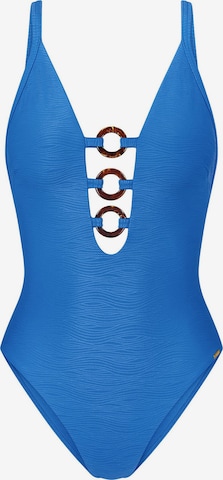TRIUMPH Badeanzug ' Red Label Summer Dune ' in Blau: Vorderseite