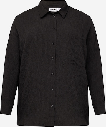 Noisy May Curve Bluse 'RIPPLE' i sort: forside