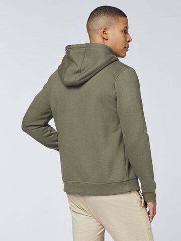 CHIEMSEE Zip-Up Hoodie in Green