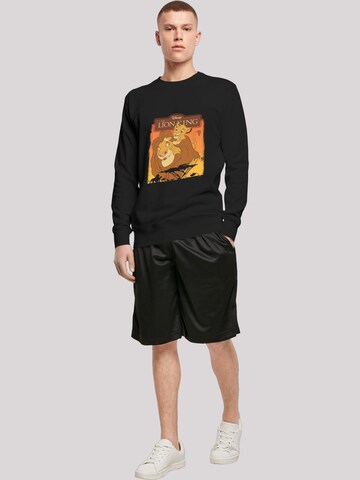 Sweat-shirt 'Disney König der Löwen Simba und Mufasa' F4NT4STIC en noir