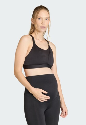 Bustier Soutien-gorge de sport 'Optime Workout' ADIDAS PERFORMANCE en noir : devant