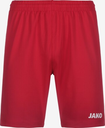 JAKO Workout Pants in Red: front